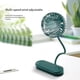 thumbnail image 5 of Ventilador plegable portátil Naiovety colgar en el cuello recargable ajustable de mano verde oscuro, 5 of 6