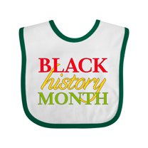 Inktastic Black History Month- Red, Green, Yellow Boys or Girls Baby Bib