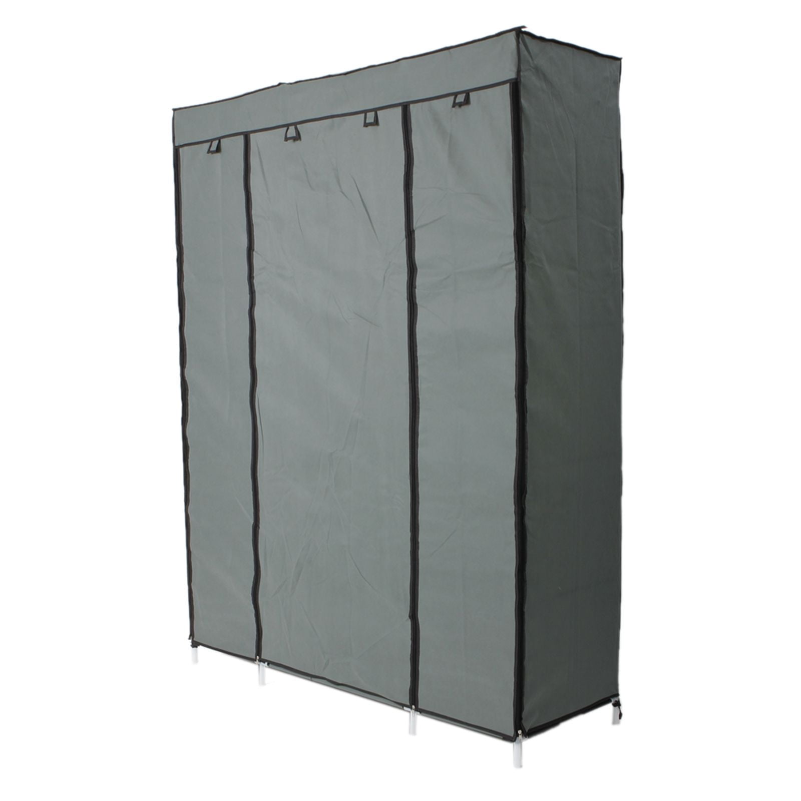 5-Layer 12-Compartment Non-woven Fabric Wardrobe Portable Closet Navy (133x46x170cm)