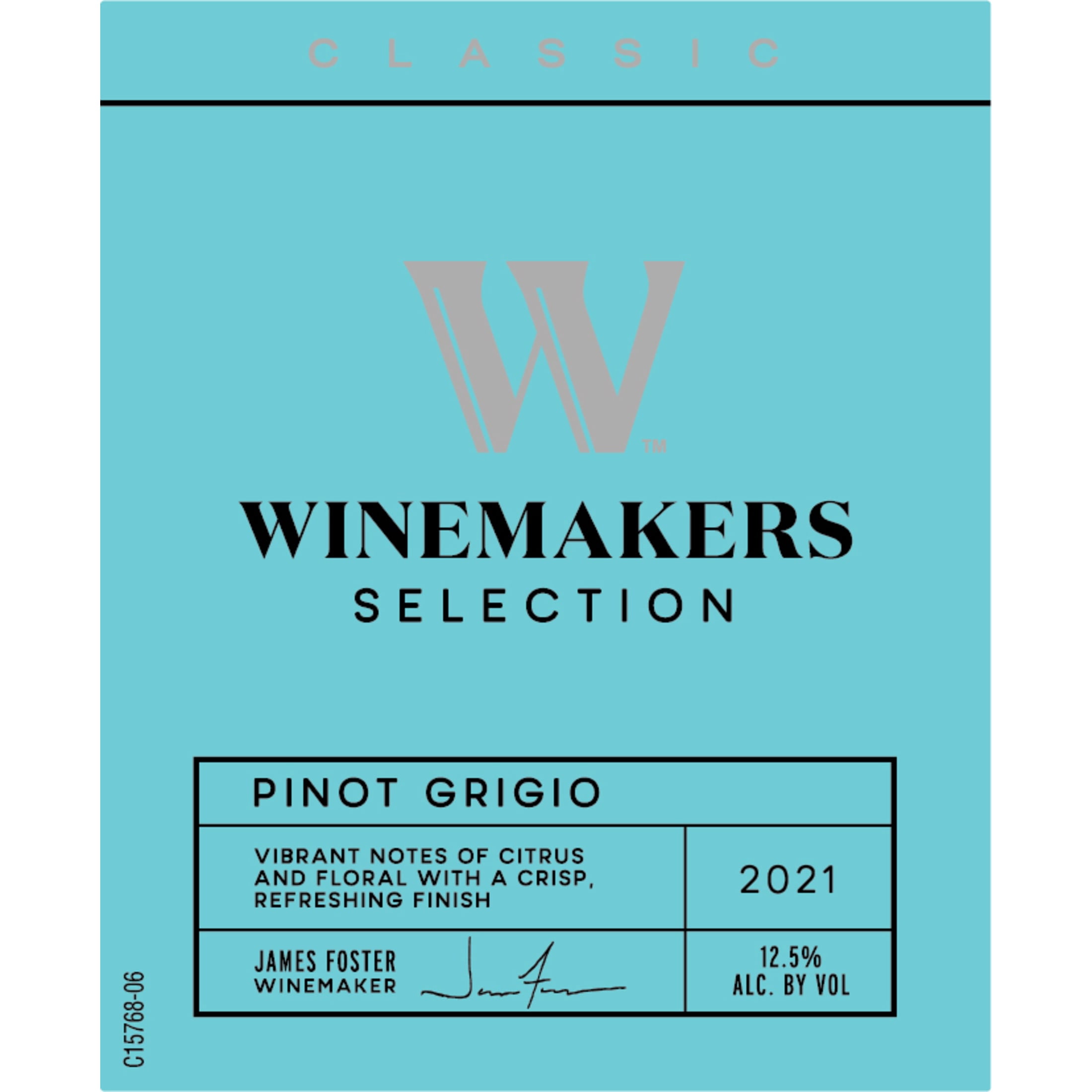Winemakers Selection Pinot Grigio, White Wine, 750ml