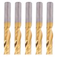 thumbnail image 3 of Juego de 5 brocas espirales de acero de alta velocidad para fresado CNC, 6 x 25 x 50 mm, 3 of 14