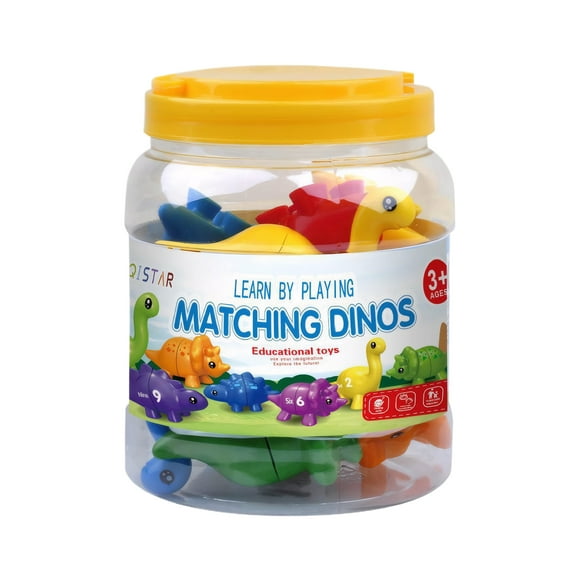 Vogacara Juegos a juego de dinosaurios, divertidos juguetes educativos para niños, educación temprana, aprendizaje de dinosaurios Juguetes Educativos AQ820)