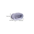 thumbnail image 2 of Injueey Soporte de almacenamiento para cepillos, gancho para utensilios de cocina, soporte de pared, estante montado en la pared, Base eléctrica, ahorro Juegos de accesorios de baño Gris Injueey HA077200-02, 2 of 6