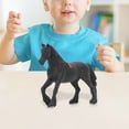 thumbnail image 3 of Jouet Cheval, Figurine Cheval Détails Riches Petite Écurie PVC pour Fête, 3 of 8
