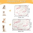 thumbnail image 3 of Pet Cooling Pad Foldable Self Cooling Mat Breathable Pet Cushion Sleep Pad for Dogs and Cats Pink Flamingos S, 3 of 9