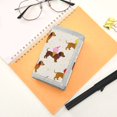 thumbnail image 7 of JIALIOU Nylon Trifold Card Wallet with ID Window Zipper Pocket for Men Women Teen Dachshund with Ice Cream, 7 of 7