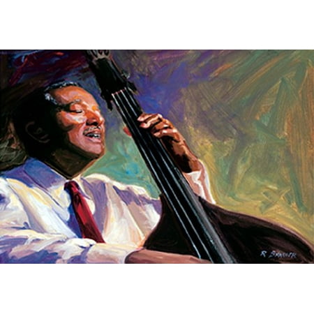 Bourbon Street Three Light - Bourbon Street Blues III by Robert Brasher 7x5 (card) Poster