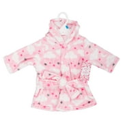 Zak and Zoey Hooded Robe- 0-9M- Pink