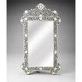 thumbnail image 2 of Butler Specialty Bone Inlay Accent Wall Mirror In Black, 2 of 2