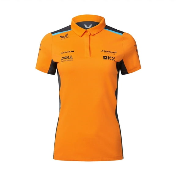 McLaren F1 Women's Team Polo Shirt- Papaya