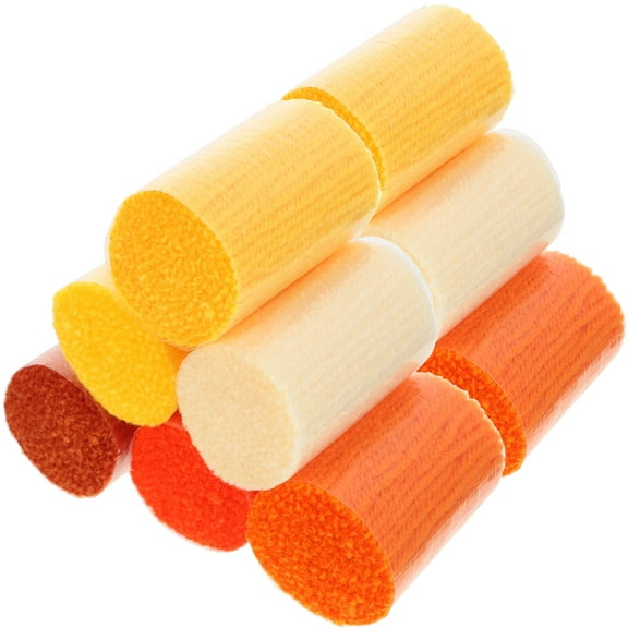 TOYMYTOY 12Pcs Precut Acrylic Yarn for Handmade Rugs Pillows and Blankets Crafting