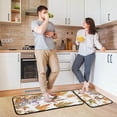 thumbnail image 6 of SKYSONIC Autumn Grass Leaves Kitchen Rugs 2 Pieces, Withered Leaf Floor Mat Room Area Rug Washable Carpet Perfect for Living Room Bedroom Entryway, 6 of 7
