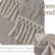thumbnail image 5 of Cortinas Jinchan, mezcla de lino bohemio, 130 cm de ancho x 240 cm de largo, 2 paneles, color topo, 5 of 9