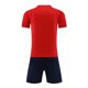thumbnail image 4 of Odeerbi Conjunto de Uniformes de Entrenamiento de Fútbol de Malla de Chicos Y Niñas Con Camiseta de Manga Corta A Rayas Pantalones Cortos Conjuntos Atléticos Secos Rápidos Para 4-15 Años, 4 of 4