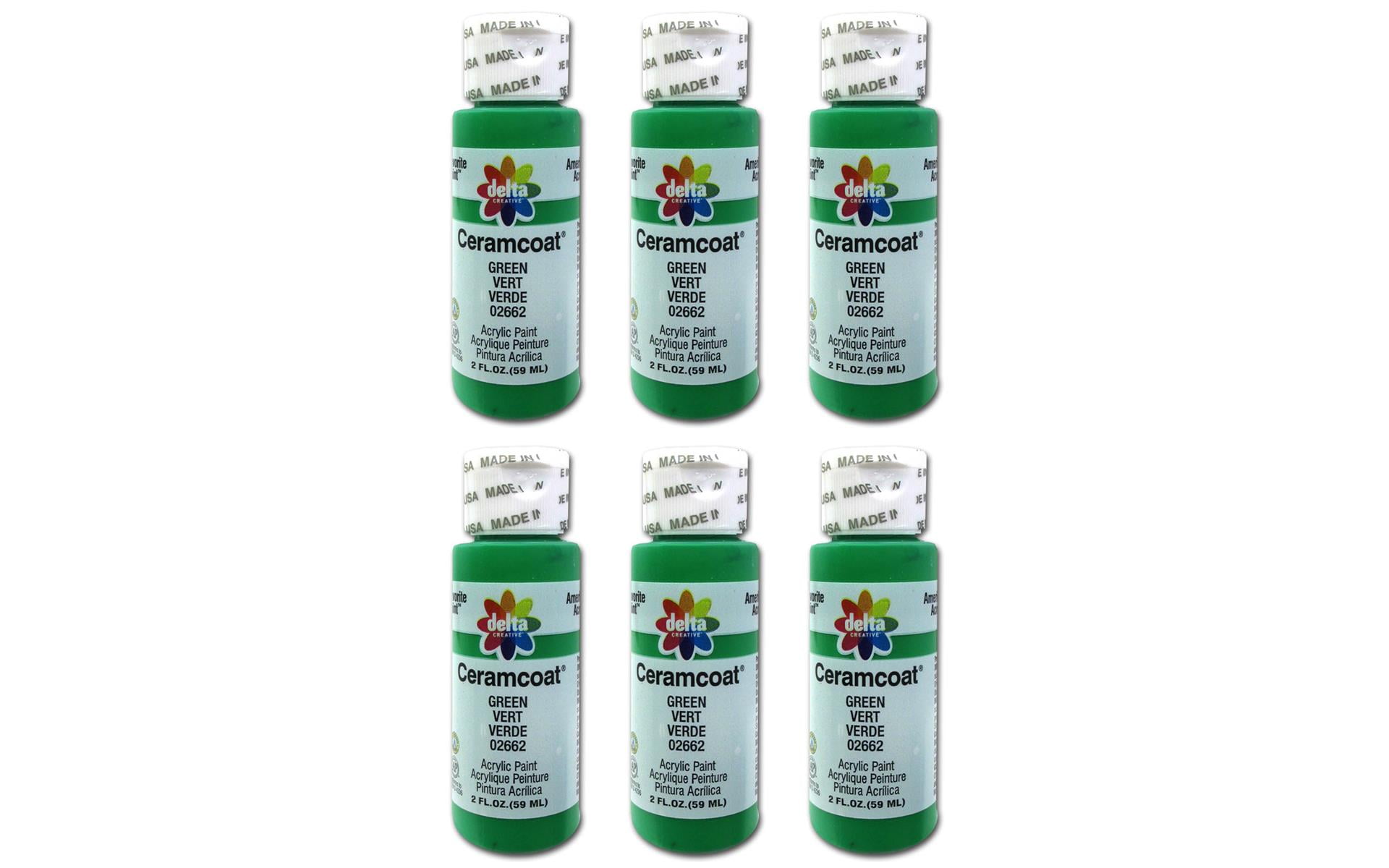 Delta Ceramcoat Acrylic 2oz Green 6pc