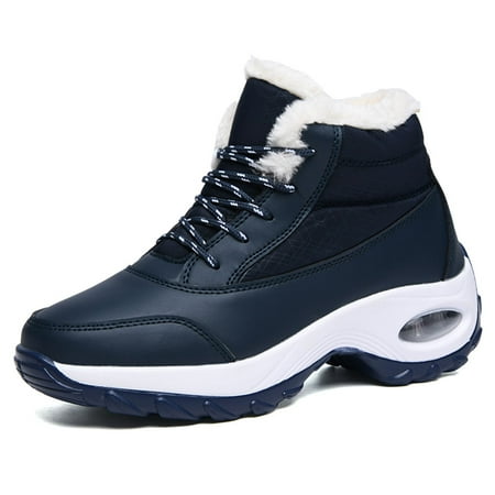 

Engtoy Winter women s snow boots women s shoes outdoor thick soled air cushion warm sports shoes casual shoes