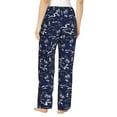 thumbnail image 3 of Balery Hawaiian Style print Women's Pajama Pants,Ultra Lightweight Pjs,Lounge Pant-Small, 3 of 9