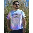 thumbnail image 2 of Gothic Brooklyn Slogan Tie Dye Spiral Men -Image by Shutterstock, Male Medium, 2 of 4