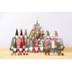 thumbnail image 4 of Juego de 5 adornos de gnomos colgantes para árboles de Navidad, gnomos de felpa hechos a mano suecos, adornos colgantes para el hogar de Santa Elf, decoración de vacaciones Xemadio ZJWJ873-2, 4 of 9