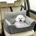 thumbnail image 4 of Dog Car Seat for Small Dogs, Portable Dog Booster Seat for Car with Clip-On Safety Leash, Soft Dog Seat for Car, Pet Car Seat for Small Pets Up to 25lbs, 4 of 6