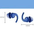 thumbnail image 2 of 2 pares Bleu- L Taille-bouchon D'oreille Anti Bruit - Boule Quies Pour Dormir - Bouchon Oreilles Bruit - Confortables, 2 of 5