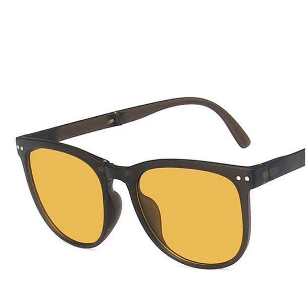 Typpkmm Portable Folding Sunglasses with Ultra and Lightweight UV