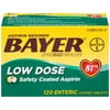 Bayer spirin Regimen Low Dose 81mg Enteric Coated Tablets 120 ea (Pack of 3)