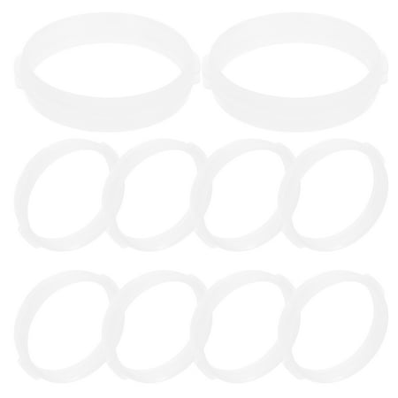 Beaupretty 10PCS Hamster Tunnel Connected Rings Plastic Clear Tunnel Circle for Hamster