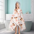 thumbnail image 6 of Ballet Princess Pattern Hooded Bath Towel，60"x35" for Ages 3 To 12 Kids, Quick Dry Lightweight Soft Microfiber Hood Beach Towel Cover Up for Kids, 6 of 7