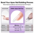 thumbnail image 4 of Nail Tips GELLEN Long Almond Tipex, 320 unidades, para uñas planas, 4 of 7