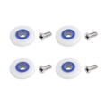 thumbnail image 3 of MYG pour Rouleaux de Porte de Douche de Rechange Diamètre de Roue 26 mm Coureurs Réglables Roues en Nylon Vis en Acier Inoxydable pour Enceintes Cabines Lot de 4, 3 of 8