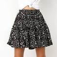 thumbnail image 2 of Babysbule Women Skirts Fashion Women Mini Printed Skirt Strap Elastic Ladies Short Skirts, 2 of 9