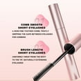 thumbnail image 6 of HHBEAUTY Waterproof Long Lasting Mascara with Comb Brush - Black Volumizing & Lengthening, No Smudge No Clumps, Smudge-Proof, Half-Comb Silicone Brush Separates Lashes for Definition, Brown, 6 of 9