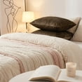 thumbnail image 2 of Home Soft Things Pleated Velvet 2 Piece Throw Pillow Cover Set - Carafe - 26" x 26", 2 of 7