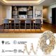 thumbnail image 5 of Battery LED Strip Lights with Remote Control, 90 Waterproof LED Lights, 8 Modes, Dimmable, Timer, Self-Adhesive, Cuttable (Warm White), 5 of 5