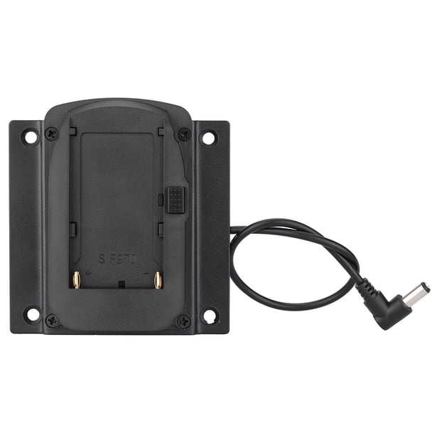 Placa adaptadora Adaptador de batería placa Base para monitores de Lilliput para FEELWORLD monitores Compatible para Sony NP-F970 F550 F770 F970 F960 F750 batería Maboto Placa adaptadora