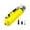 Yellow, variant on Portable Ball Inflator for Football Basketball Volleyball, Bidirectional Air Pump with Nozzle - Outdoor Sports & Bike Tire Accessories