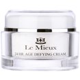 thumbnail image 1 of Le Mieux 24 horas. Age Defying Cream - Crema hidratante facial con ácido hialurónico y péptidos, crema facial antienvejecimiento rica, sin parabenos ni sulfatos (1,75 oz / 52 ml), 1 of 5