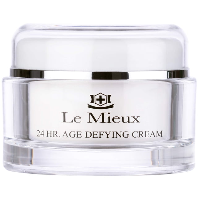 Le Mieux 24 horas. Age Defying Cream - Crema hidratante facial con ácido hialurónico y péptidos, crema facial antienvejecimiento rica, sin parabenos ni sulfatos (1,75 oz / 52 ml)