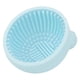 thumbnail image 4 of Cuenco limpiador de brochas de maquillaje, cepillo de manicura suave y Flexible, cuenco limpiador de silicona para salón de casa, azul, 4 of 14