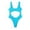 Blue, variant on Xijirk One Piece Swimsuit Women,Solid Color Swimsuit Slim Fit Hollow Design Modern Bathing Suit for Sleek Beach and Pool Style,Womens Swimsuits,Black,L