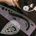 thumbnail image 6 of Phenofice Plastic Sew Ruler Transparent for Beginners Measuring 9-Pieces, 6 of 8