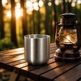 thumbnail image 4 of Double Wall Insulated Stainless Steel Cup 300ml, Thermal Coffee Mug Travel Drinkware for Hot Cold Beverages Portable Durable Cup, 4 of 7