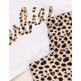 thumbnail image 4 of Pyjama Logo Imprimé Animal pour Femmes - T-Shirt Court Blanc & Bas, 4 of 4