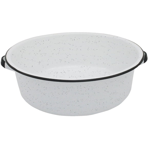 CoolCookware 6416-4 18.5" x 18.5" Dish Pan, 15 Quart White