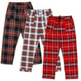 thumbnail image 2 of Espada Menswear Men's COZY Flannel Pajama Pants (3-Pack), 2 of 7