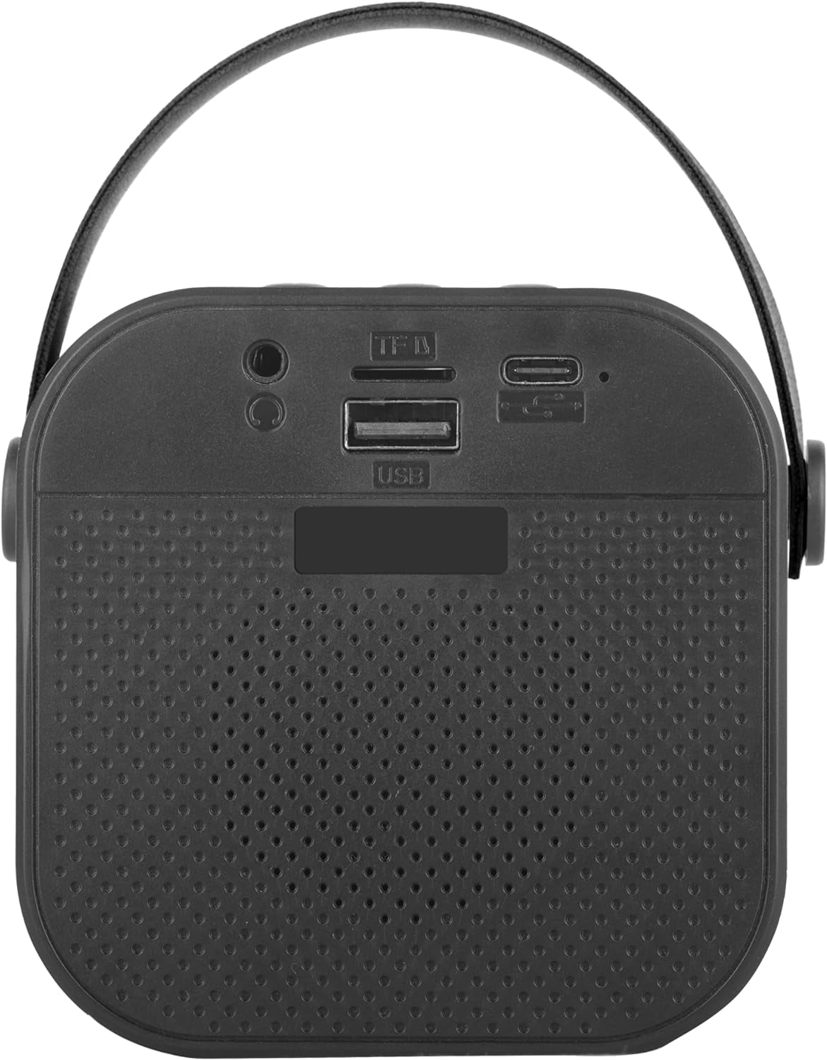 IQ Sound Mini Karaoke Bluetooth Speaker Wireless Microphone, RGB Lights, Voice Effects IQ-708K Black