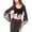 Black, variant on Qulqfy Women's Tie Front Bolero Shrug Lace Flare Sleeve Black Sheer Flowy Cardigans Womens Latin Dance Tops