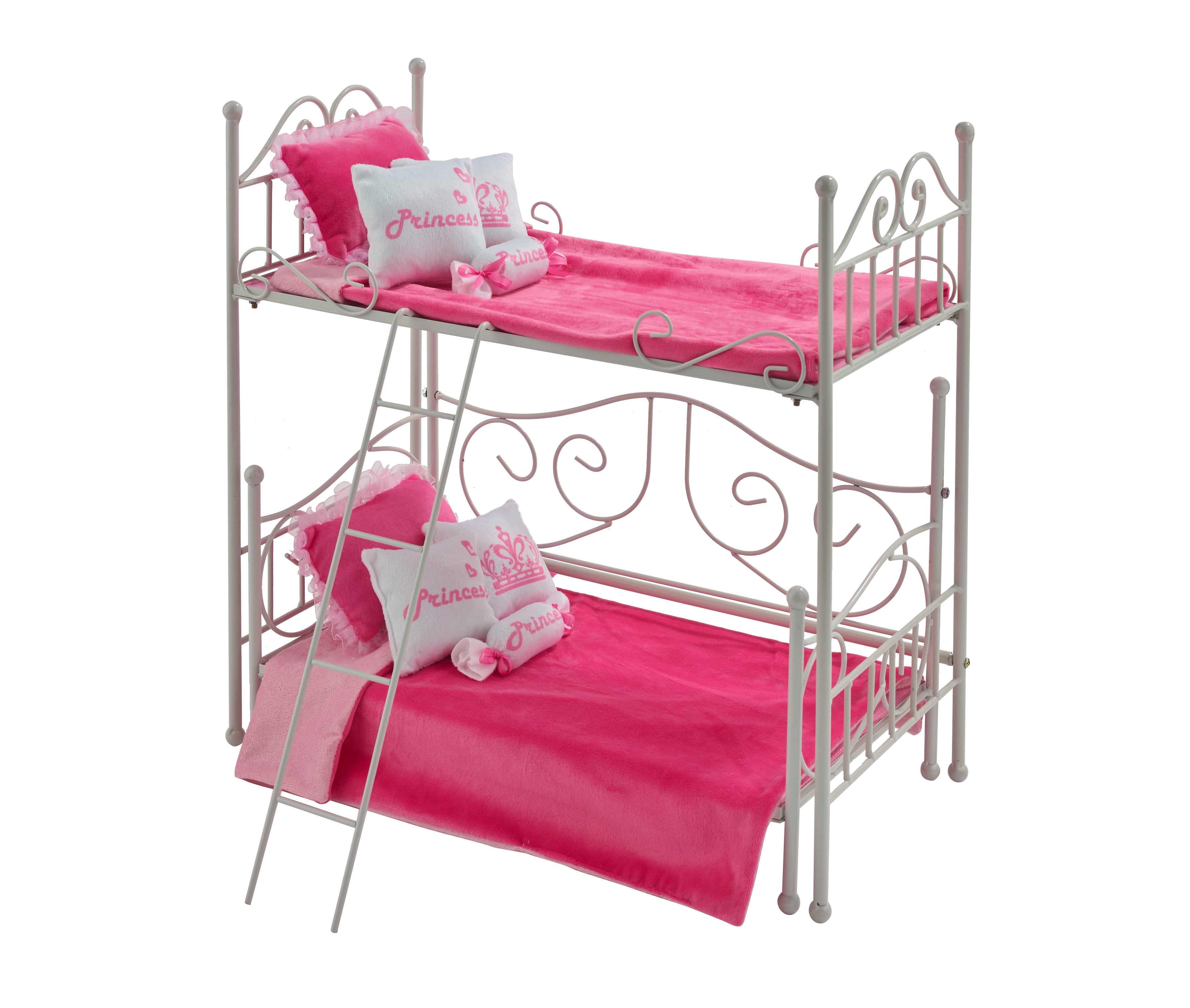 Badger Basket Scrollwork Metal Doll, Small Doll Bunk Beds