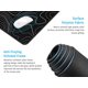 thumbnail image 2 of XXL Large Gaming Mouse Pad (Black Topographic, style 5), 2 of 4